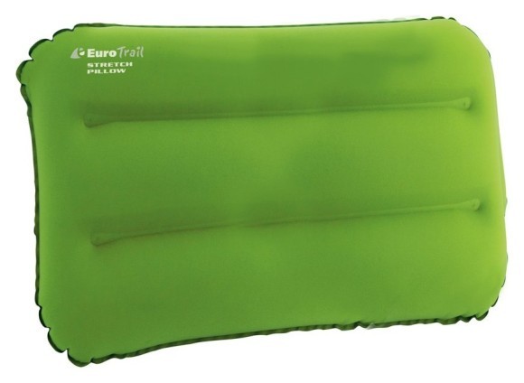 Подушка туристична Eurotrail PILLOW STRETCH XL Lime/charcoal (ETIC0191), укр
