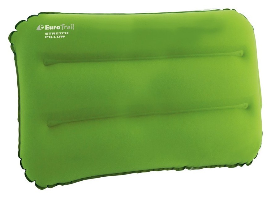 Подушка туристична Eurotrail PILLOW STRETCH XL Lime/charcoal (ETIC0191), укр, укр