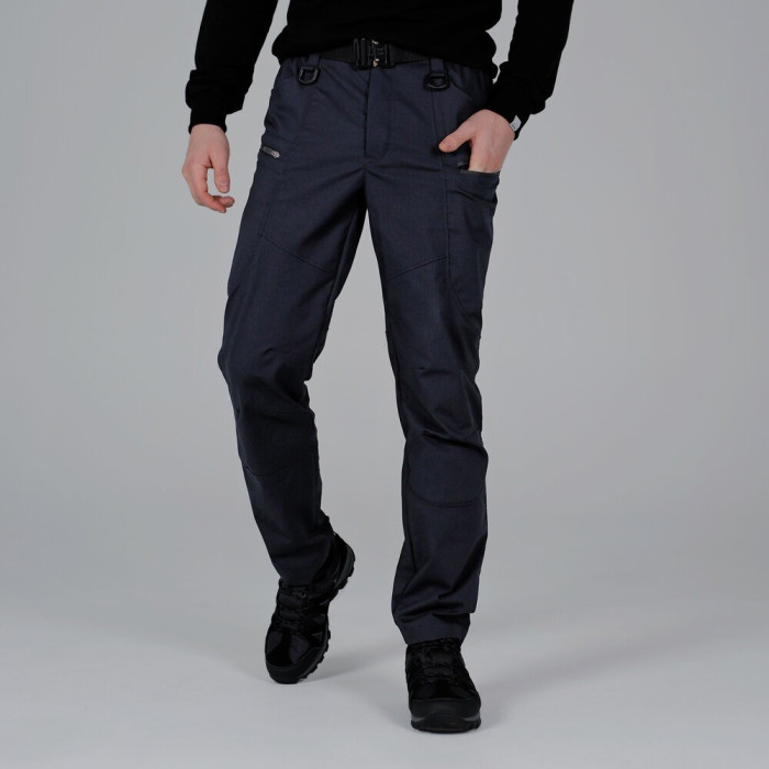 Брюки мужские Slavni реп стоп темно-синие, Брюки мужские повседневные Slavni Revolt темно-синие