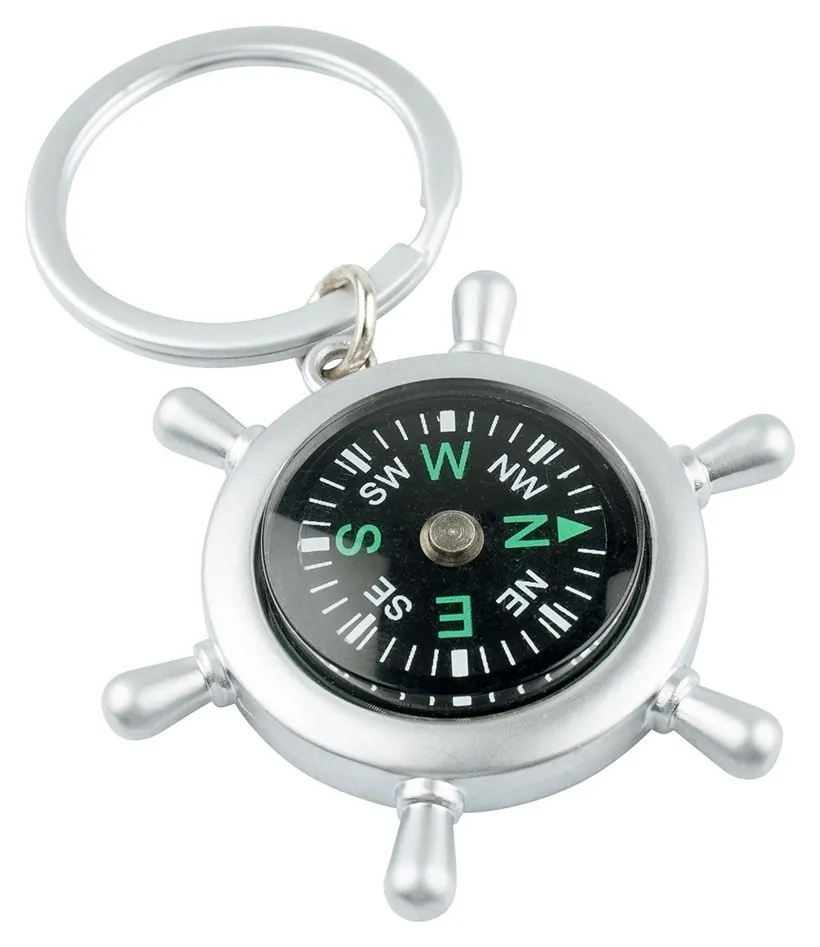 Munkees 3156 брелок-компас Rudder Compass steel (3156-ST)