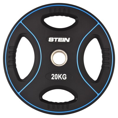 Диск поліуретановий чорний Stein 20 кг