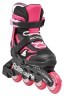 Комплект роликовые коньки Rollerblade Microblade black-pink + защита Фото - 4