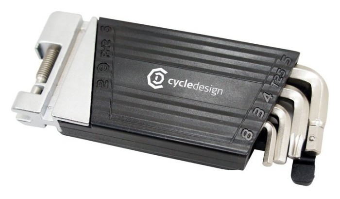 Ключи комплект для велосипеда Cycledesign MAIN FUNC 17 Black/Nickel (TO0066)