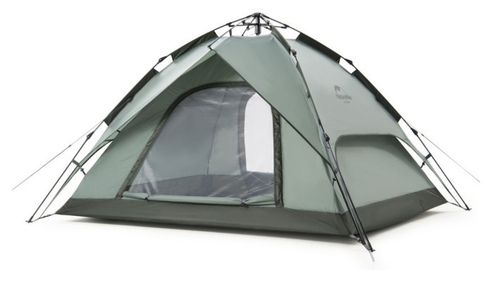 Намет тримісний автоматичний Naturehike NH21ZP008, оливково-зелений