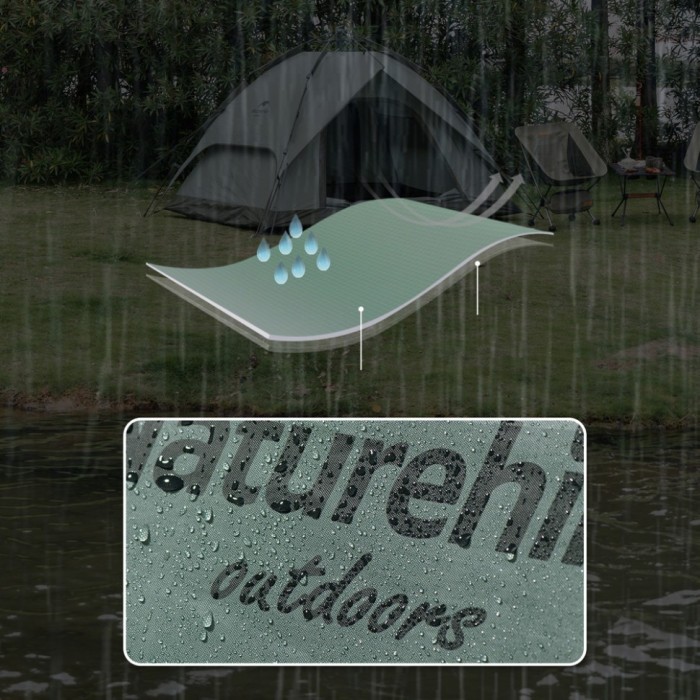 Намет тримісний автоматичний Naturehike NH21ZP008, оливково-зелений, укр, укр