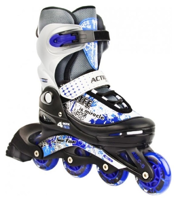 Роликовые коньки Action ZERO (компл)/Blue/34-37