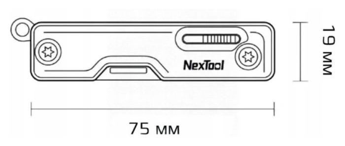 Мультитул NexTool Multi Functional Knife, синій