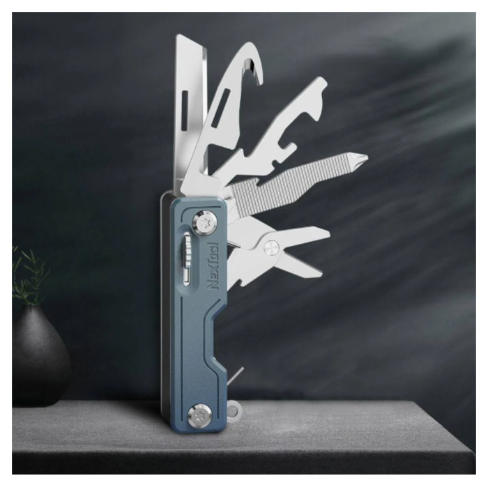 Мультитул NexTool Multi Functional Knife, синій, укр, укр