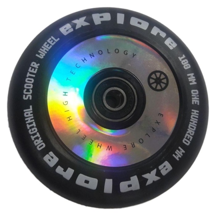 Колесо Explore 100 мм, черное
