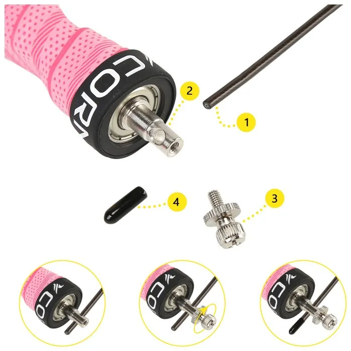 Скакалка скоростная для кроссфита Cornix Speed Rope Pro XR-0520 Pink