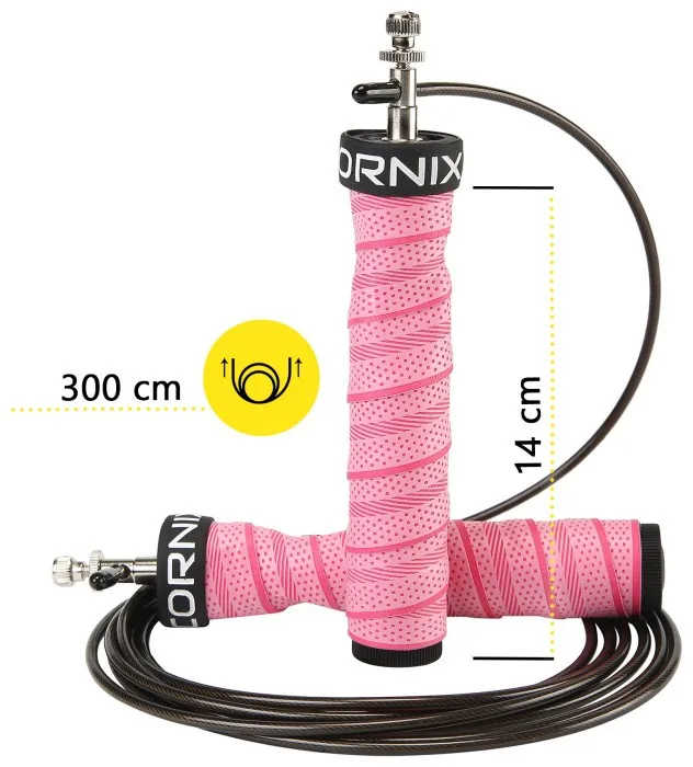 Скакалка скоростная для кроссфита Cornix Speed Rope Pro XR-0520 Pink