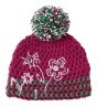 Шапка Rehall Flowerbomb fuchsia, укр