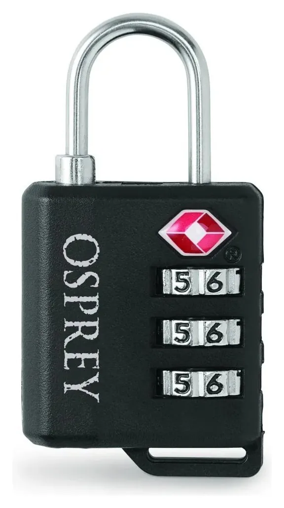 Замок Osprey Travel Sentry 3-Dial Padlock (Uni Black)