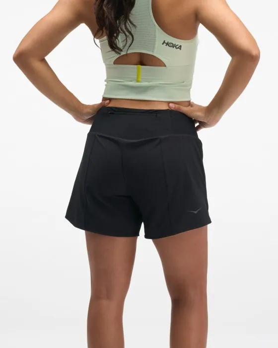 Шорты для бега HOKA ( 1175860-BLK ) W Glide Short 5'' 2in1