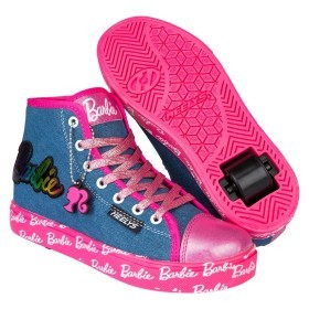 Роликовые кроссовки Heelys X Barbie Hustle Denim Pink Rainbow Child HE101075