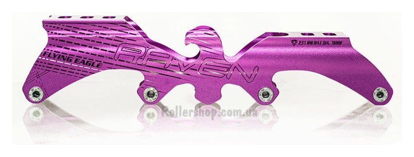 Рами для роликів Flying Eagle F4 Raven 231 mm фіолетова, укр, укр