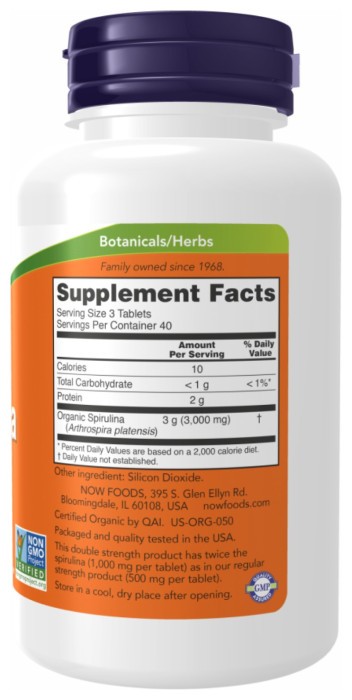 Spirulina 1000mg - 240 tabs