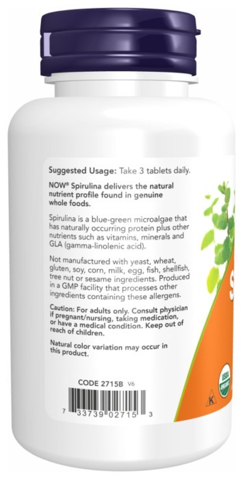 Spirulina 1000mg - 240 tabs