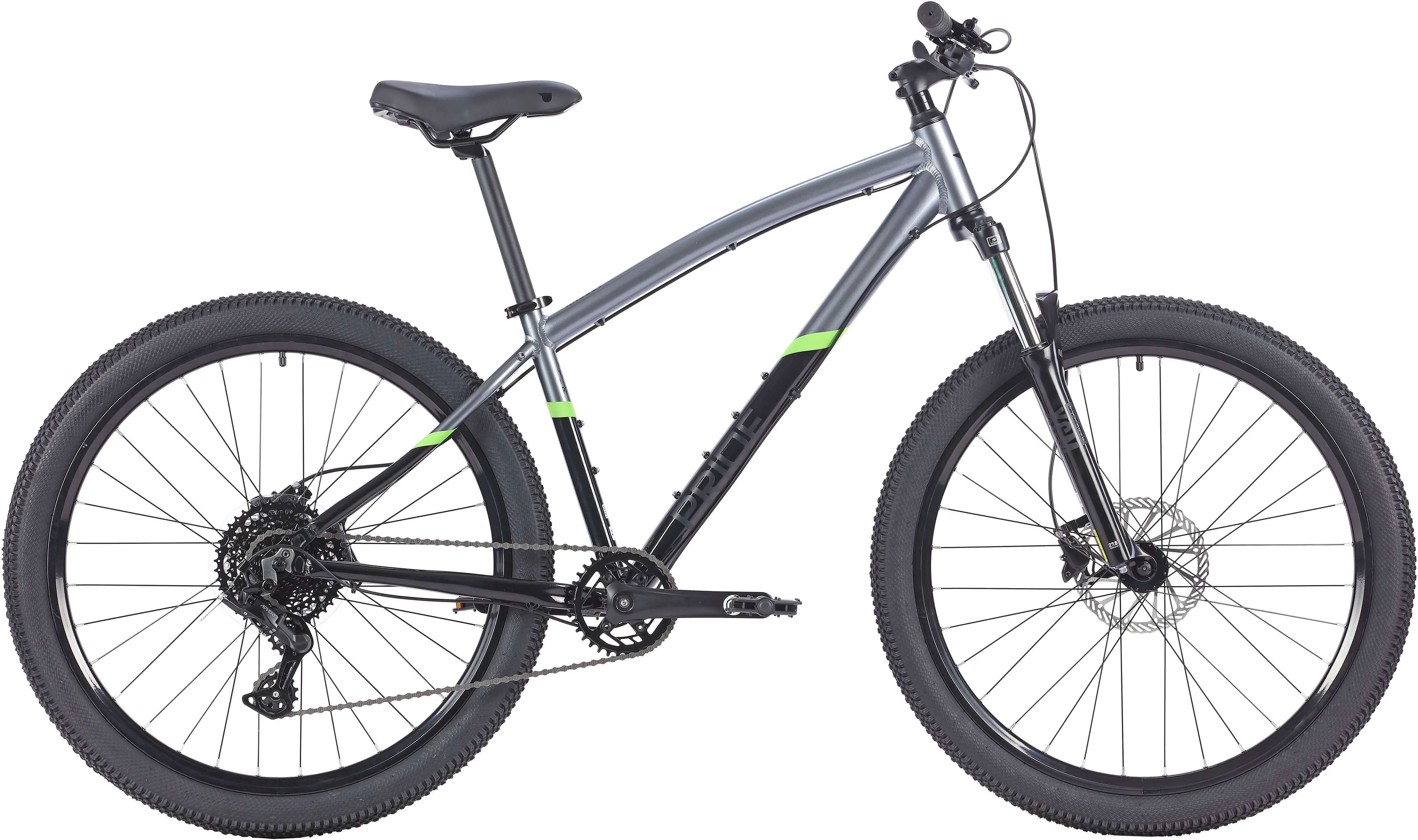 Велосипед 27,5 "Pride RAGGEY рама - M restock 2025 сірий (SKD-78-98)