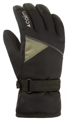 Cairn лыжные перчатки Optima Pure Jr black-agate gray 10