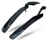 Крыло 24-29" RBRL RL-910F/R быстросъемное (крепл. на корону вилки и подседел.) черн.