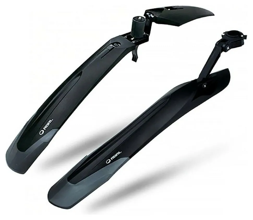 Крило 24-29" RBRL RL-910F/R швидкознімні (кріп. на корону вилки та підсід.) черн. (MUD-416)