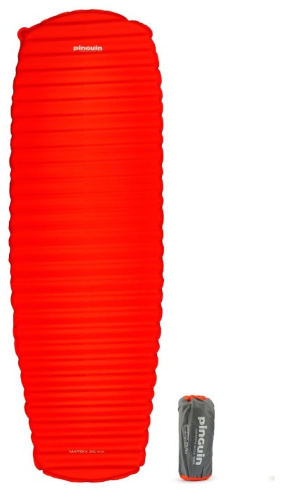 Самонадувающийся коврик Pinguin Matrix NX, 193x63x2.5см, Orange