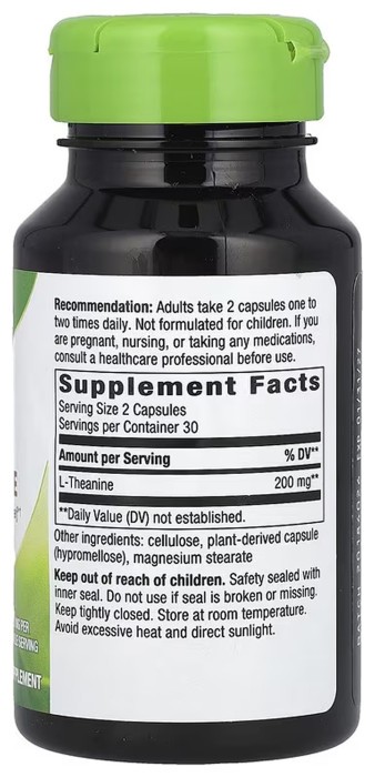 L-Theanine - 60 vcaps