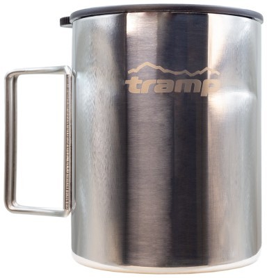 Термокружка TRAMP со складными ручками и поилкой 500мл UTRC-142 metal