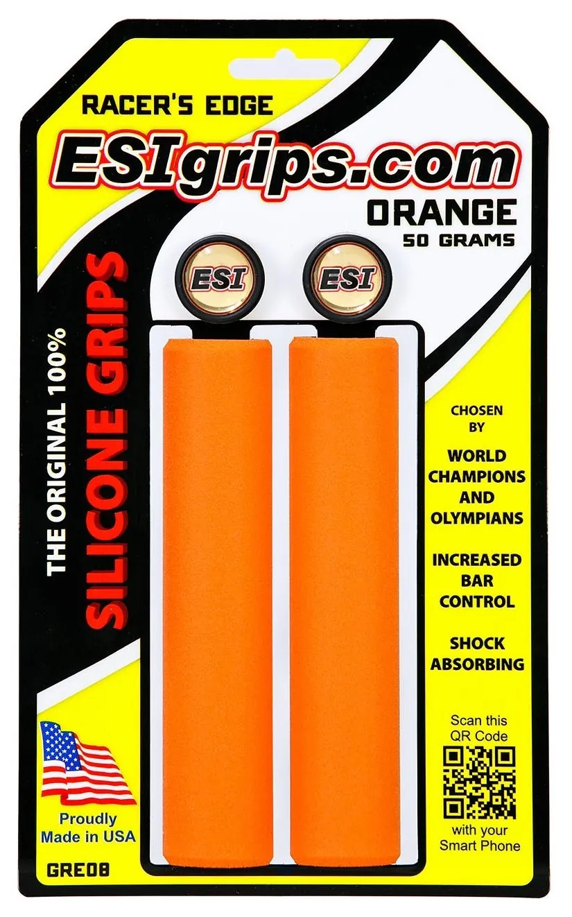 Гріпси ESI Racer's Edge Orange (помаранчеві) (OBOD_GREO8)