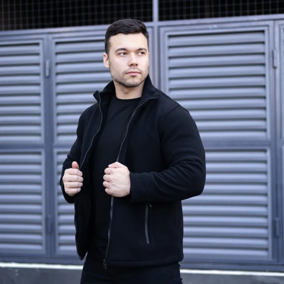Толстовка флісова Pobedov Voin Чорний 2XL BLto2 5402XLba (XXL)