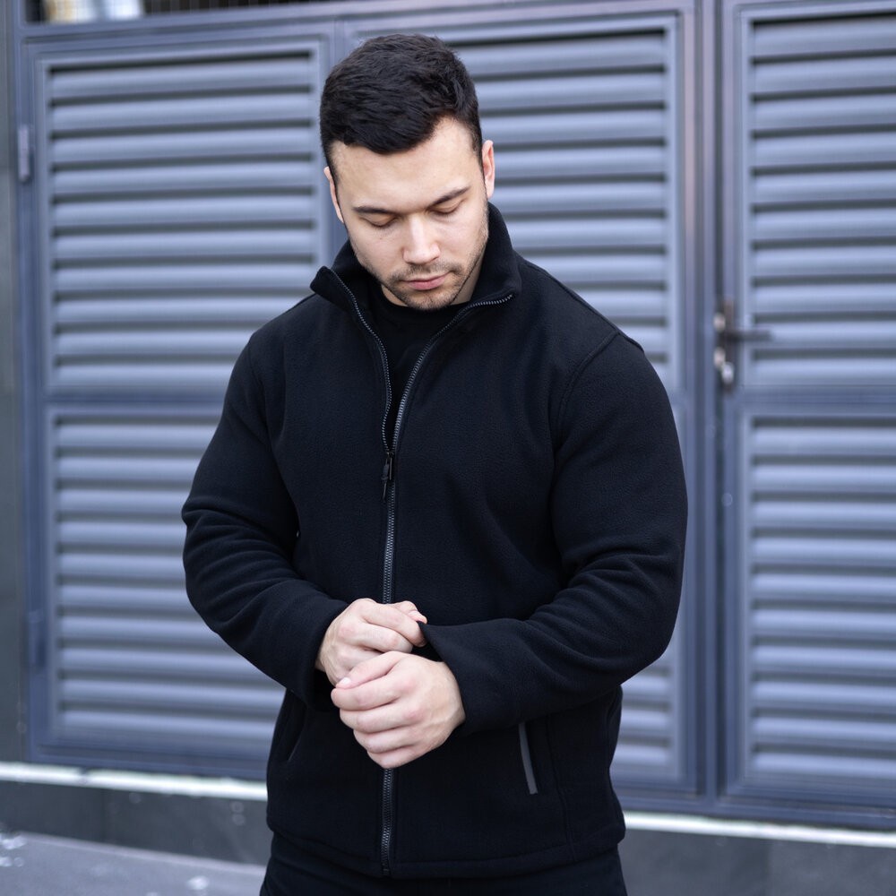 Толстовка флісова Pobedov Voin Чорний 2XL BLto2 5402XLba