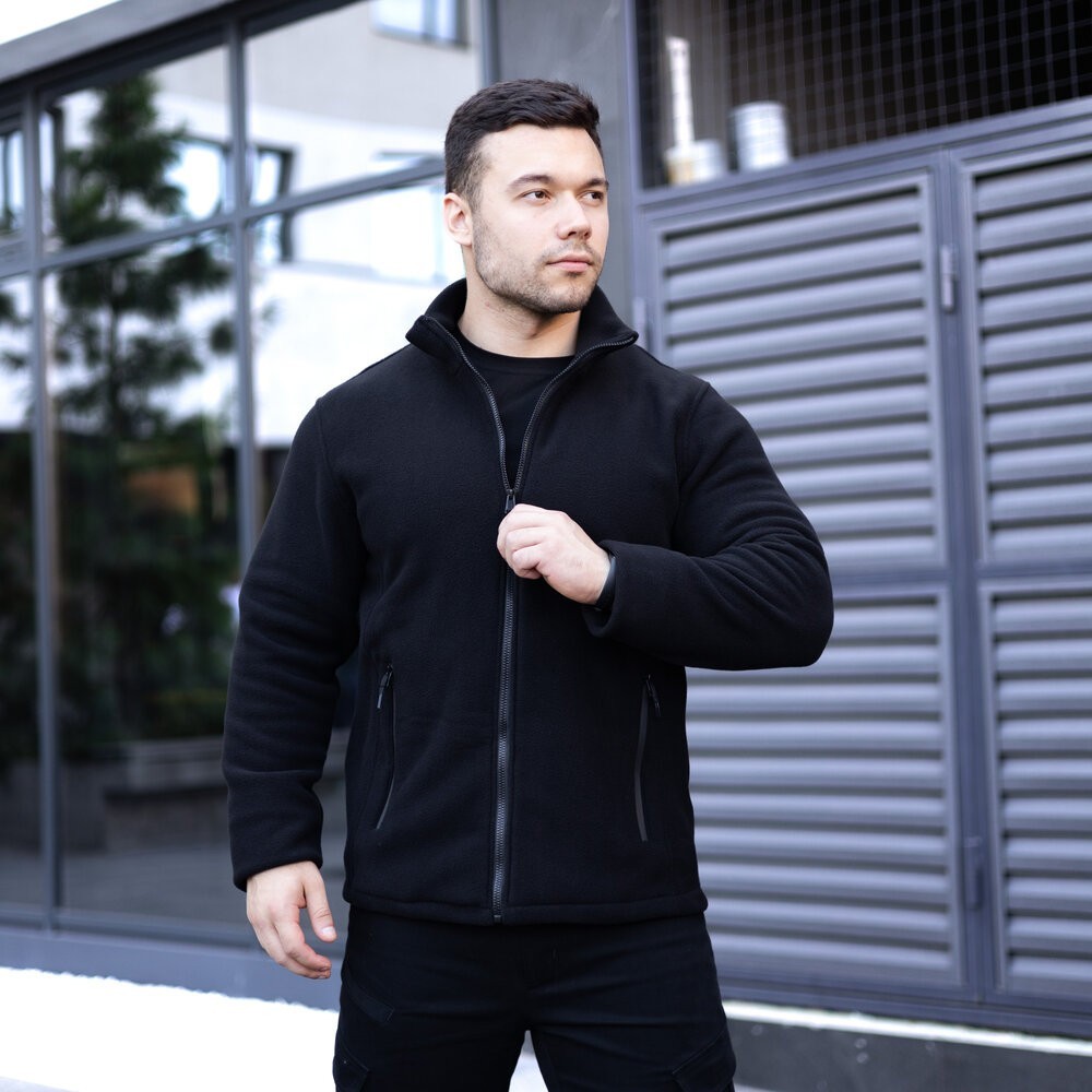 Толстовка флісова Pobedov Voin Чорний 2XL BLto2 5402XLba, укр, укр