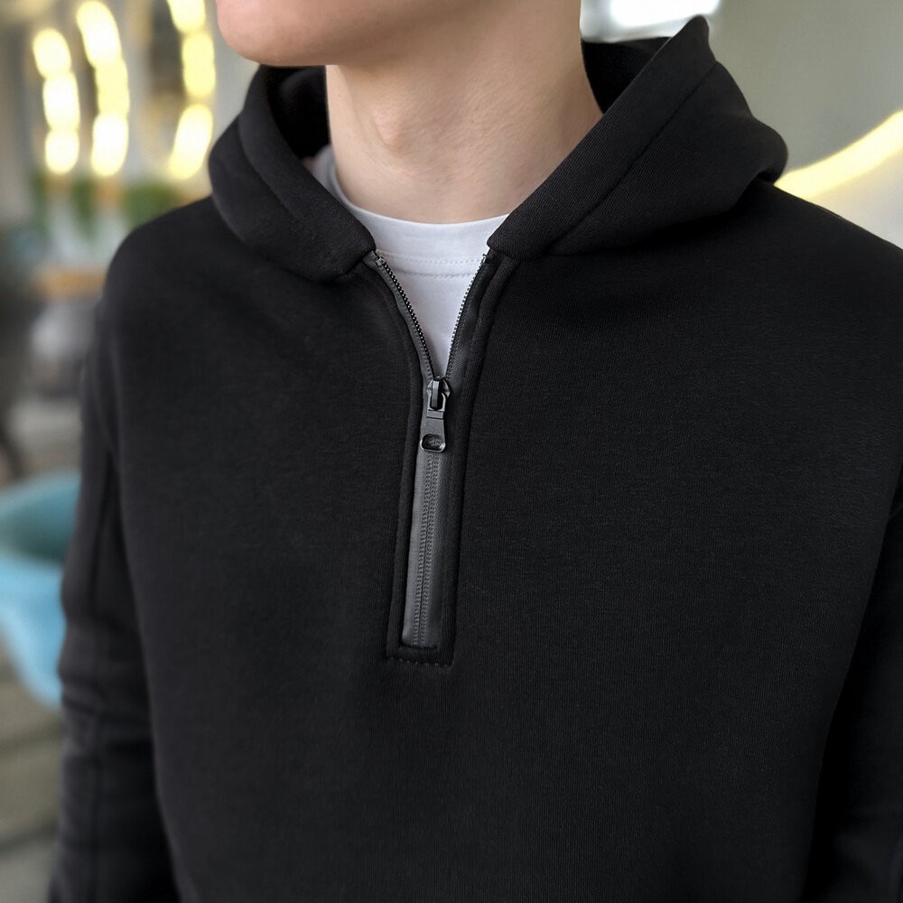 Тепле чоловіче худі зимове чорне Pobedov Concord