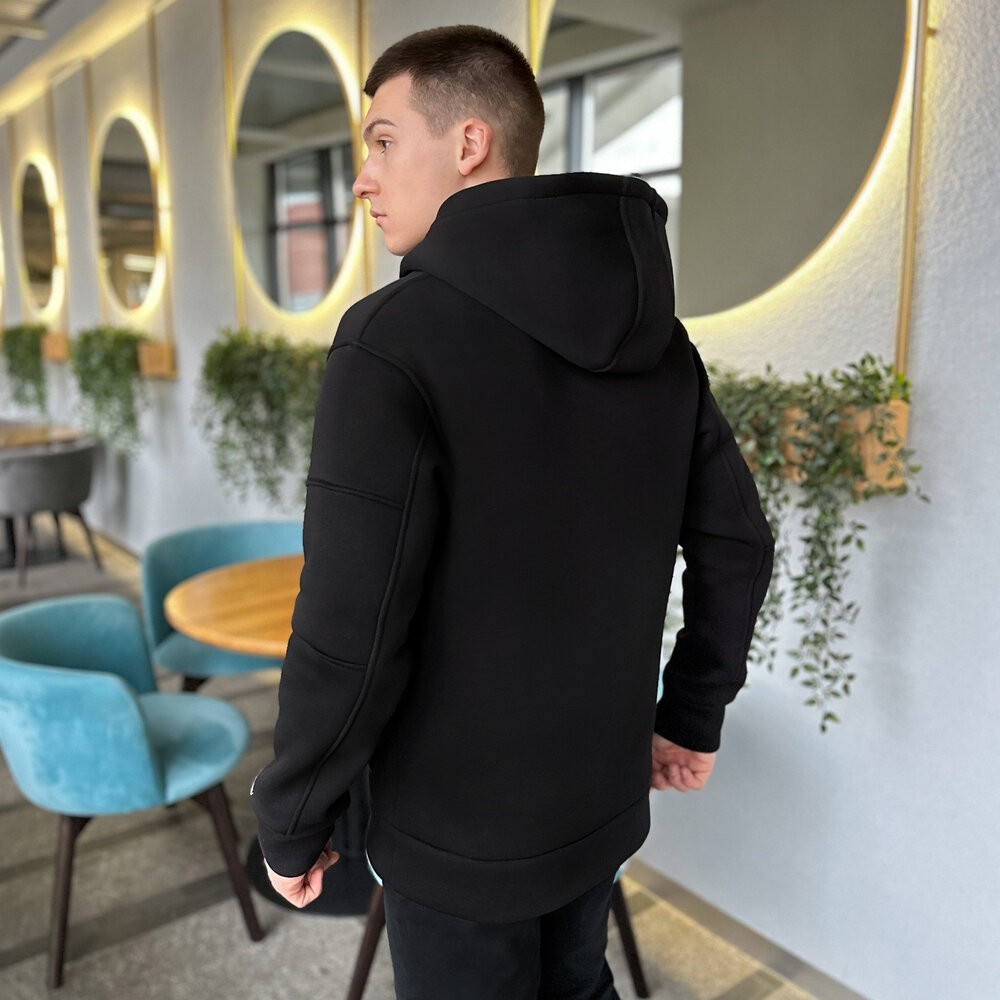 Тепле чоловіче худі зимове чорне Pobedov Concord