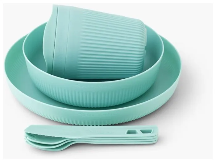 Набір посуду Sea to Summit Passage Dinnerware Set, 1P, 7 Piece, Aqua Sea Blue