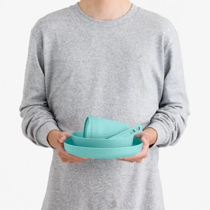 Набір посуду Sea to Summit Passage Dinnerware Set, 1P, 7 Piece, Aqua Sea Blue