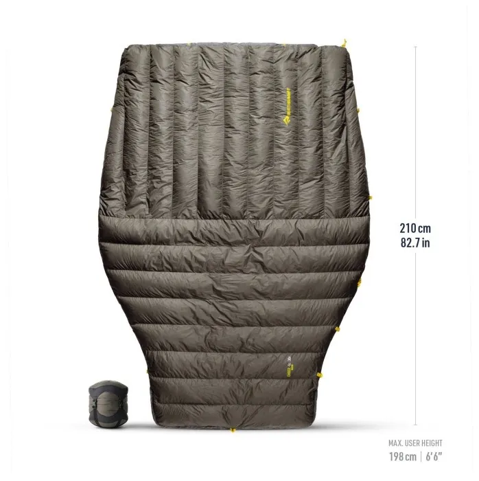 Спальный мешок-квилт Sea to Summit Ember Down Quilt -1C|30F, 198 см, Beluga, Long