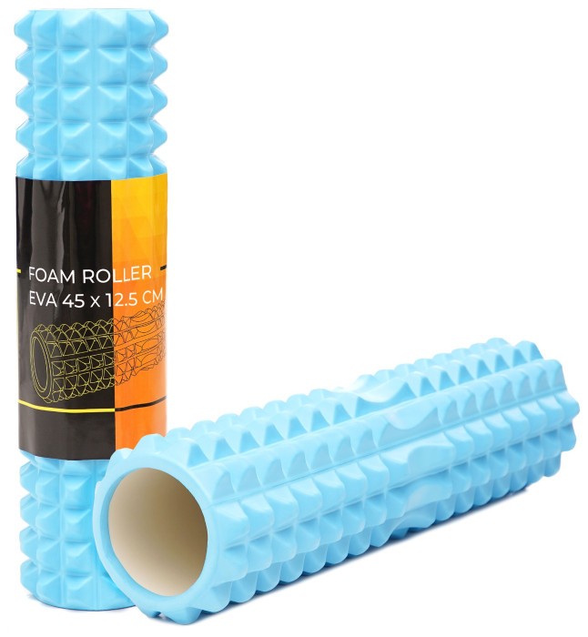 Масажний ролик Cornix EVA 45 x 12.5 см (валик, роллер) XR-0335 Sky Blue