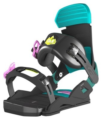 Крепление для сноуборда Drake DL M/L Black/Turquoise (71181041)