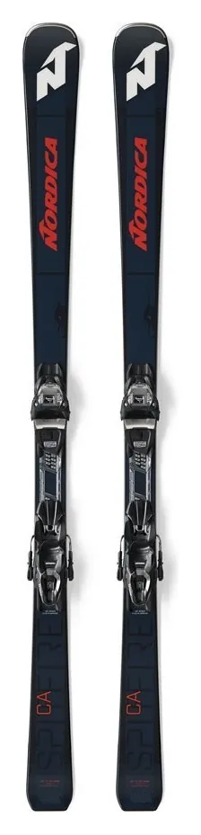 Лижі гірські комплект Nordica SPITFIRE CA FDT+TP2 COMP10 168см Blue/red/black (0A0246+0C8020SA001) (168 см black, blue, red)