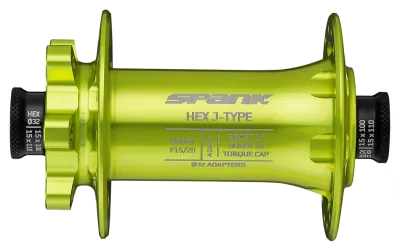 Втулка передняя SPANK HEX J-TYPE Boost F15/20, Green
