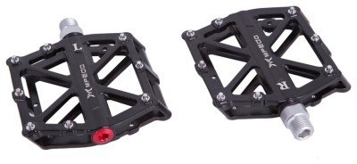 Педали Mpeda AL-10 алюм. платформа, на пром. подшипниках (черный)
