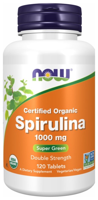 Spirulina 1000 mg - 120 tabs, укр, укр