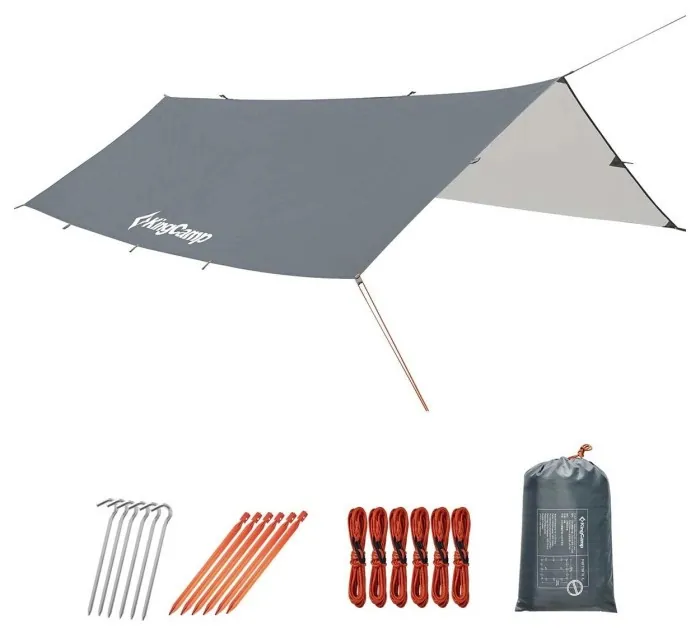 Тент кемпінговий KingCamp Tarp M KT2007 grey
