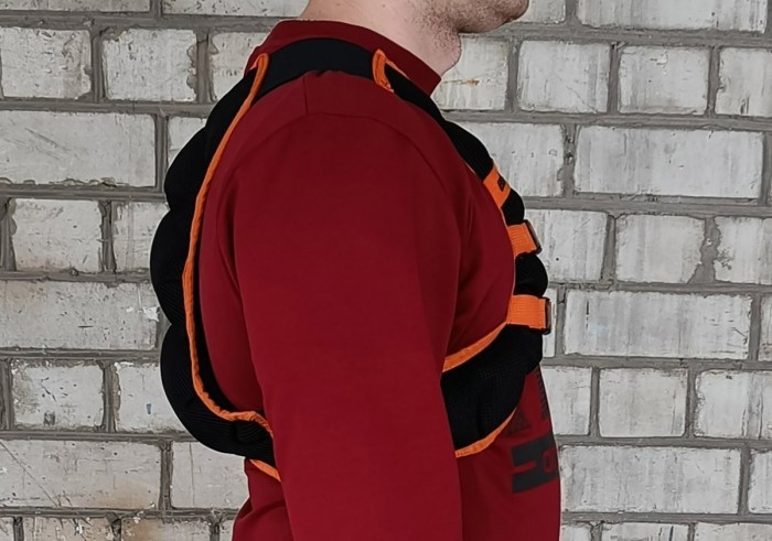 Жилет-утяжелитель EasyFit JetPack 10 кг с металлическими шариками