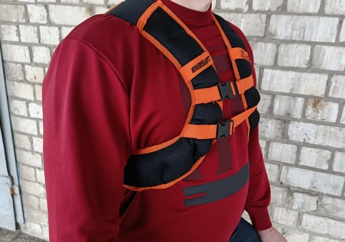 Жилет-утяжелитель EasyFit JetPack 10 кг с металлическими шариками