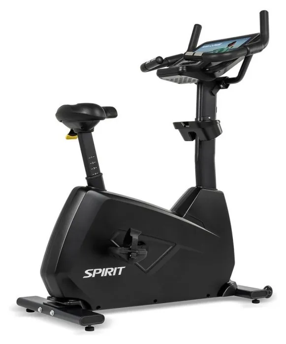 Вертикальный велотренажер мультимедийная 15,6 консоль Spirit CU800ENT+