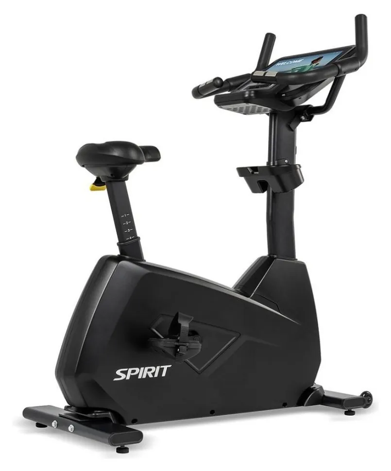 Вертикальний велотренажер мультимедійна 15,6 консоль Spirit CU800ENT+ (SPT_CU800ENT+)