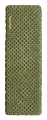 Матрац туристичний надувний одномісний Naturehike CNH22DZ018, надлегкий, 183x64x7 см, зелений, для туризму із мішком для надування